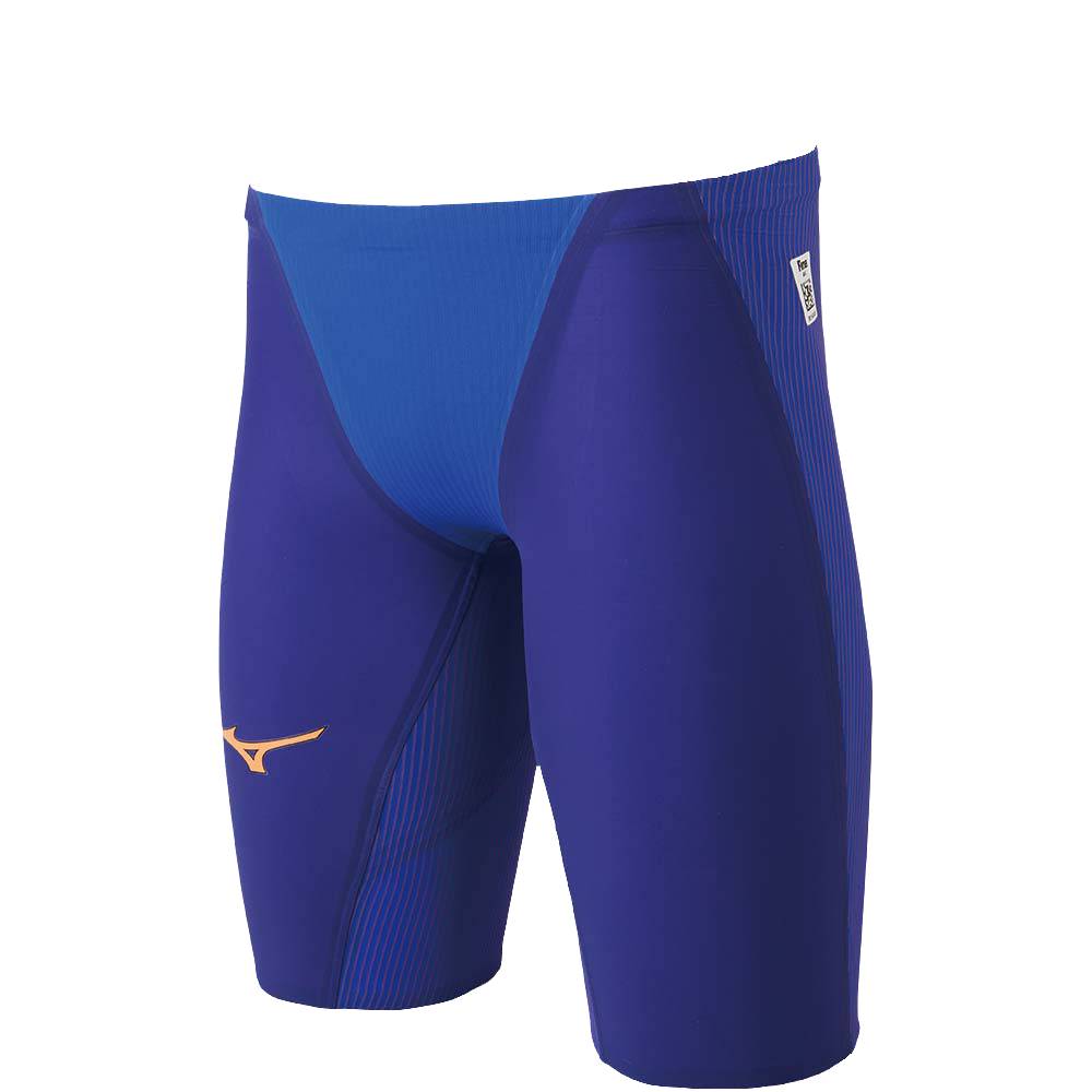 Roupa De Banho Mizuno GX-Sonic IV Multi Racer Technical - Homem - Azuis/Laranja - CXGWB4367